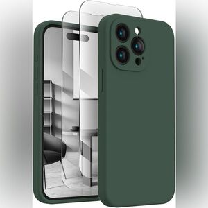 Dark Green Silicone Phone Case